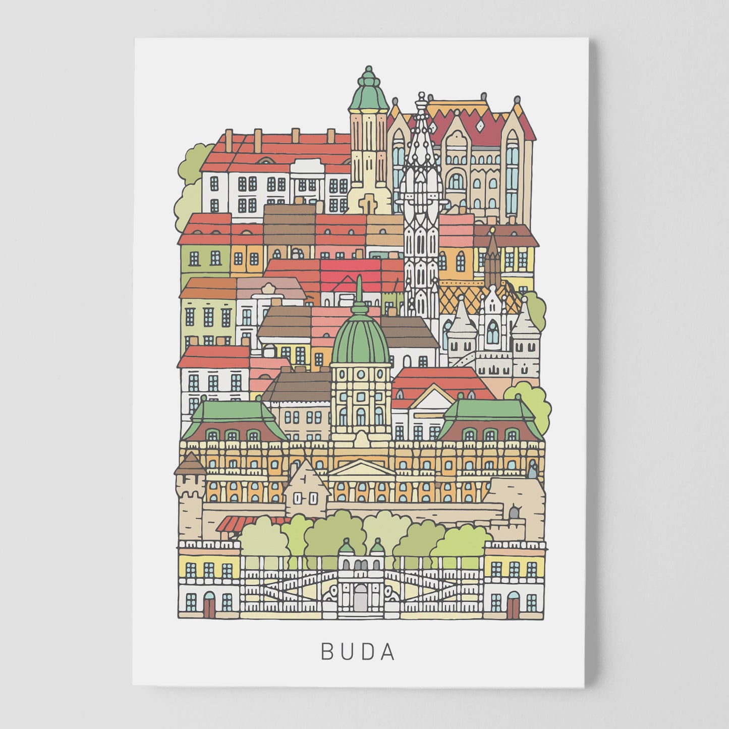 Buda képeslap