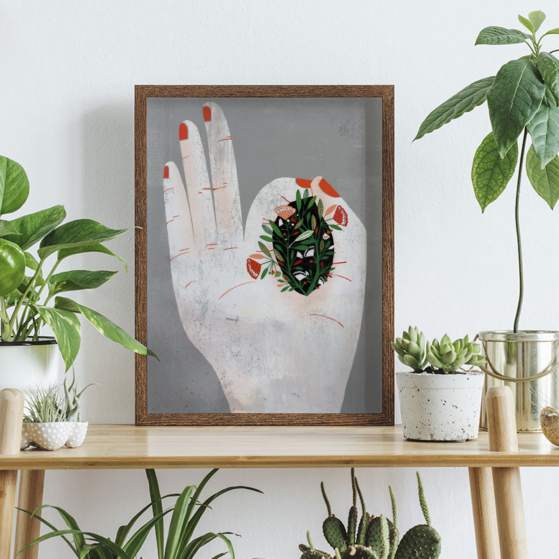 Inner garden print