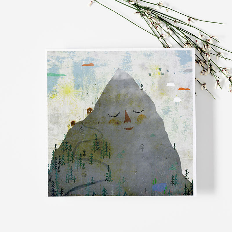 Hegyünk / Our mountain képeslap
