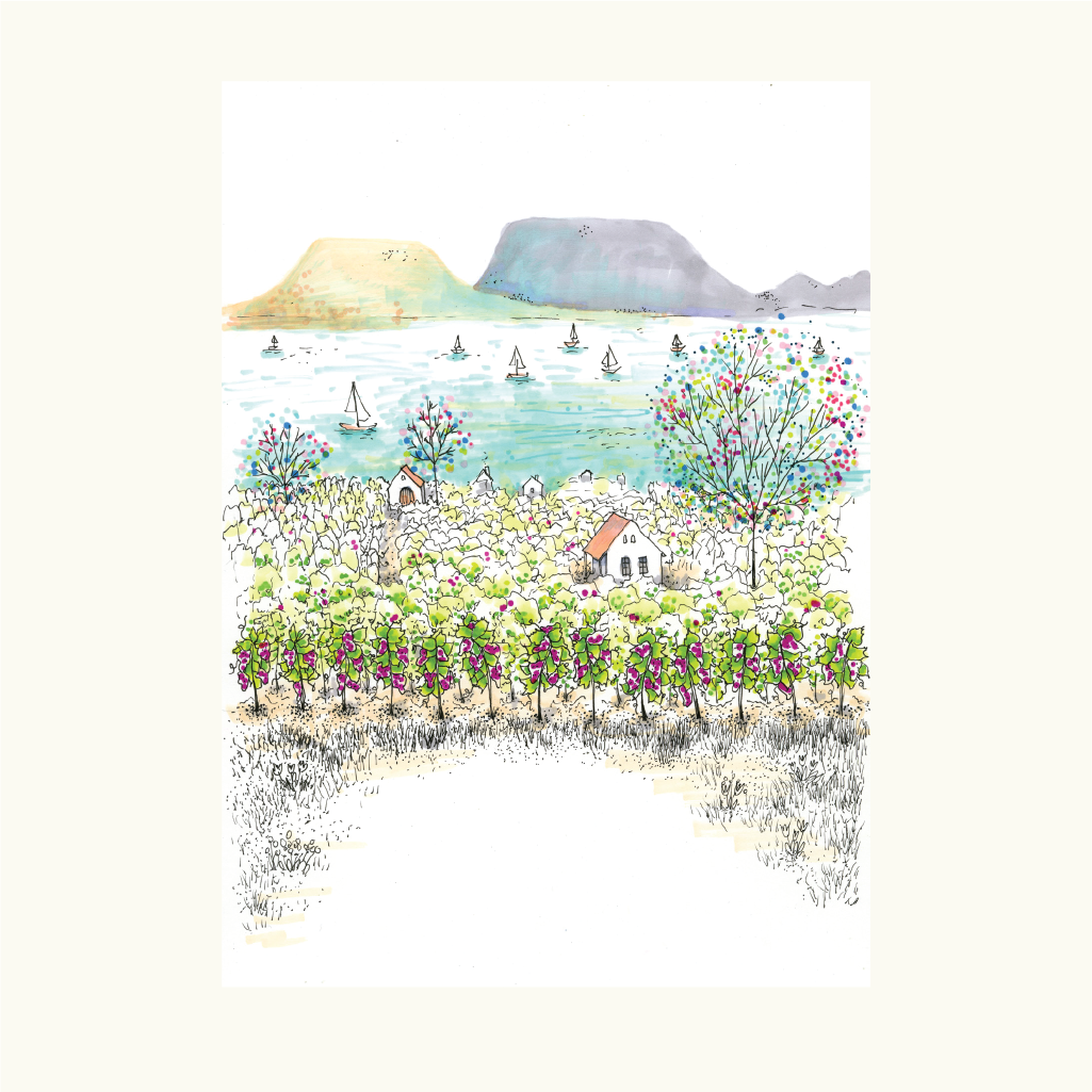 Balaton postcard / print