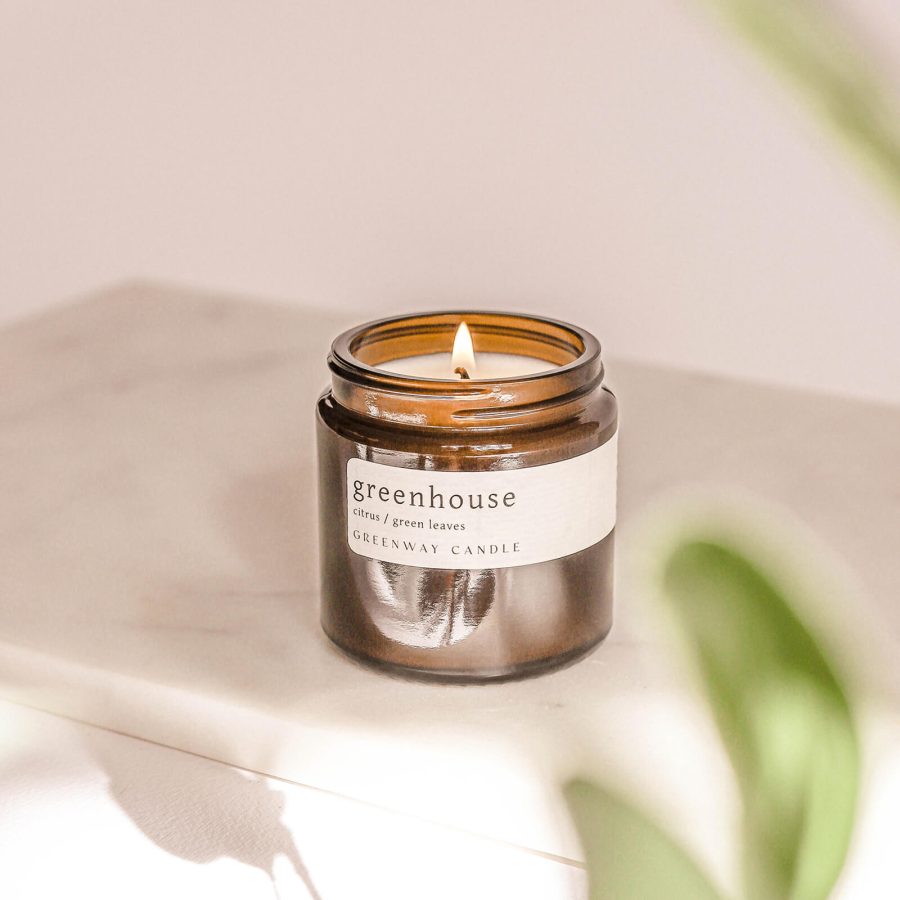 Greenhouse soy candle
