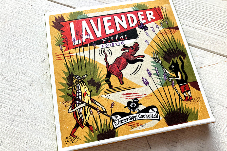 Lavender fields forever - étcsokoládé levendula olajjal