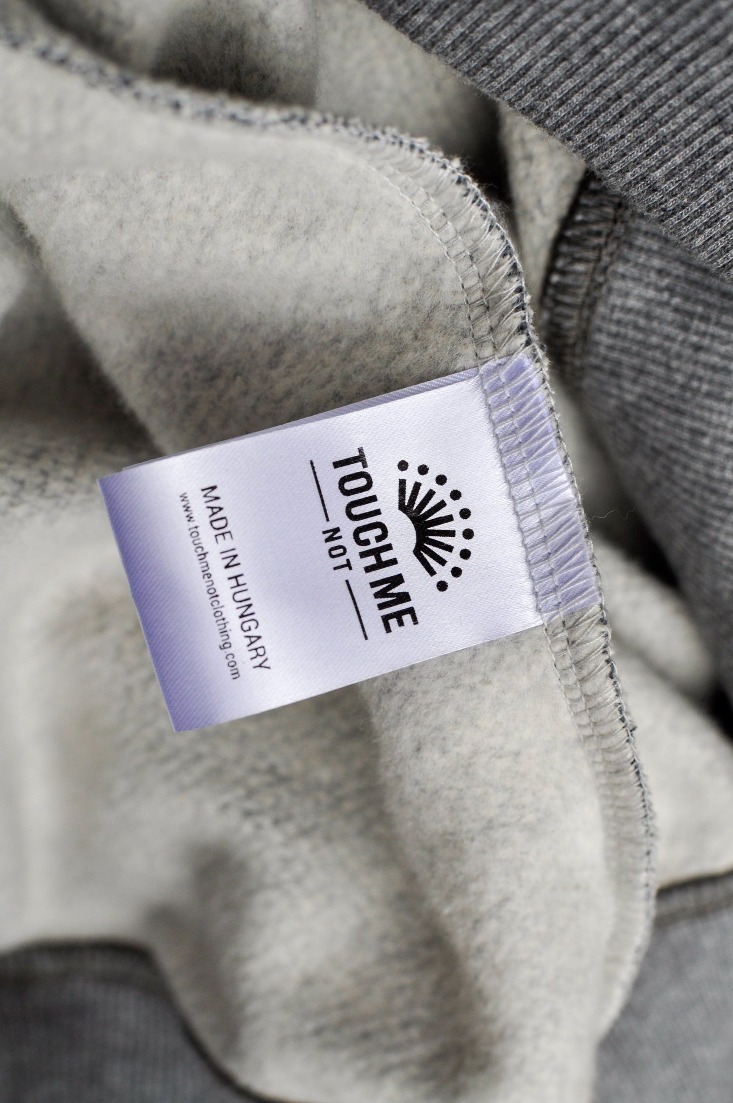 BICOLOR FUNNEL SWEATSHIRT / ASH
