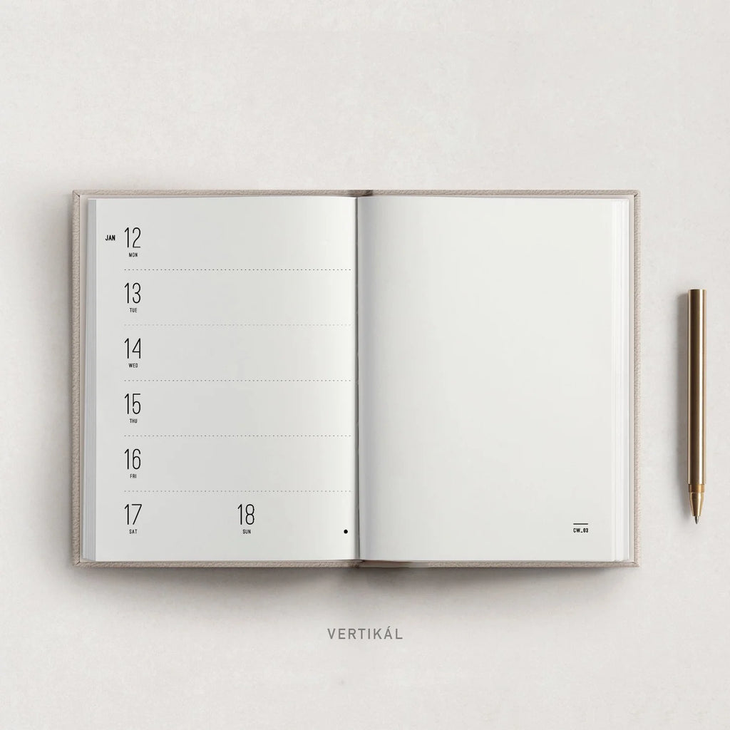 Planbook 2027 határidőnapló VERTIKÁL