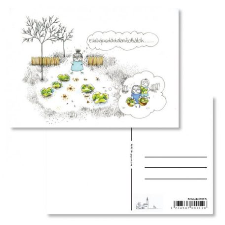 Cabbage postcard