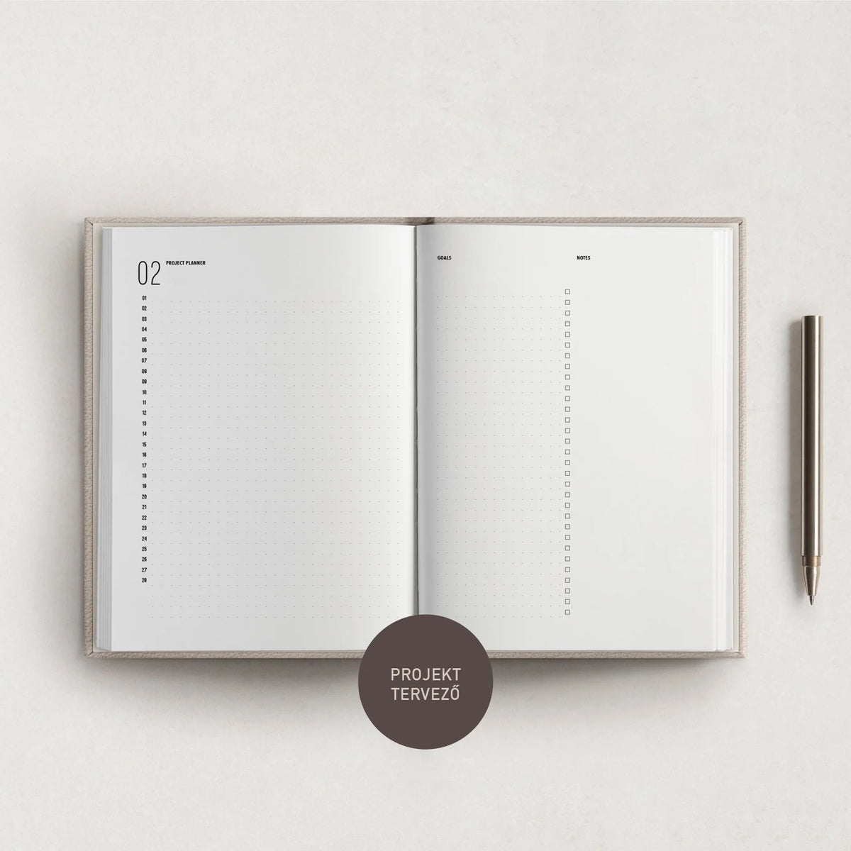 Planbook 2027 határidőnapló VERTIKÁL