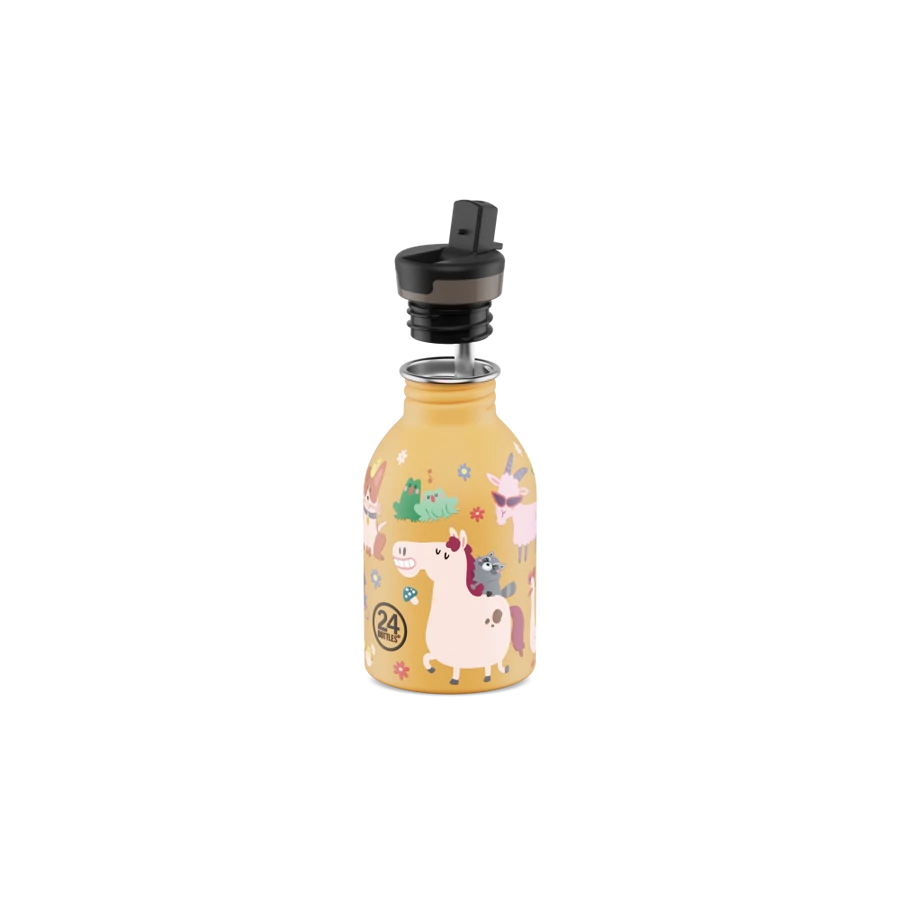 24Bottles Kids kulacs 250 ml Farm Friends