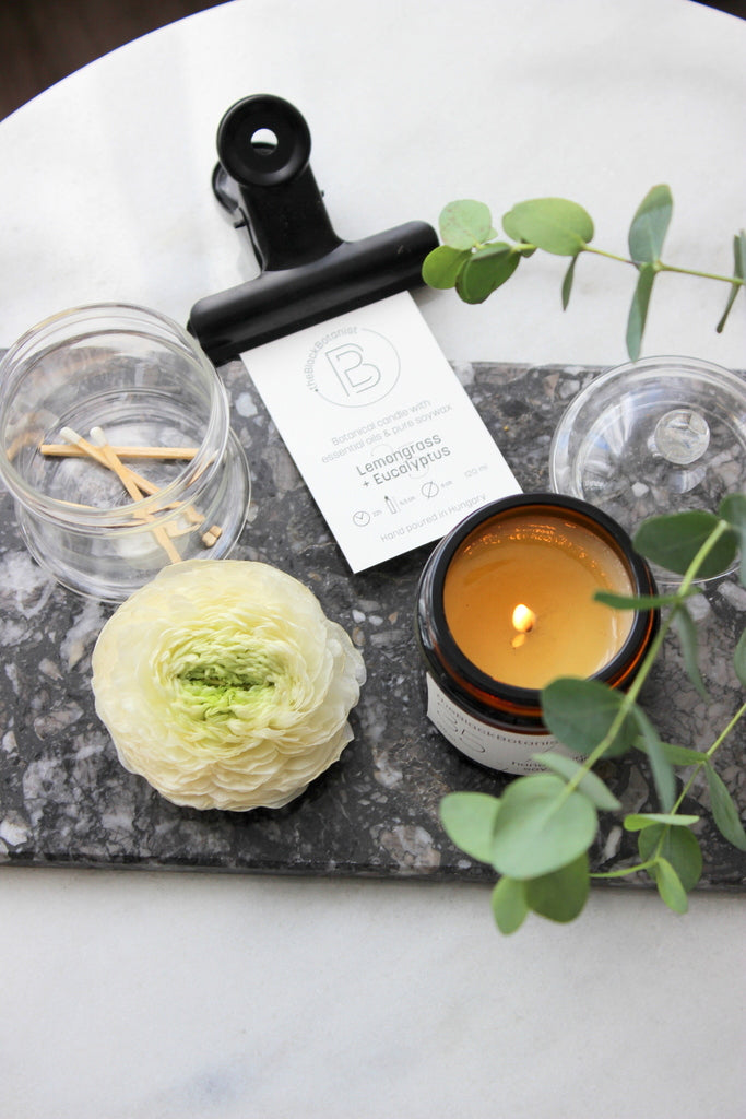 35 Eucalyptus + Lemongrass szójagyertya