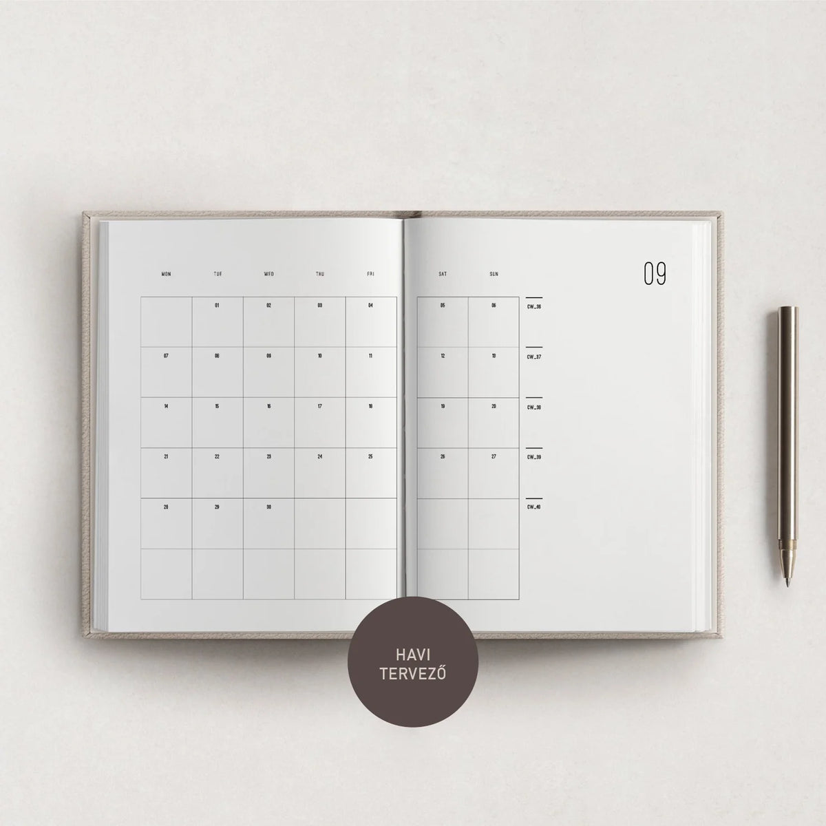 Planbook 2027 határidőnapló VERTIKÁL