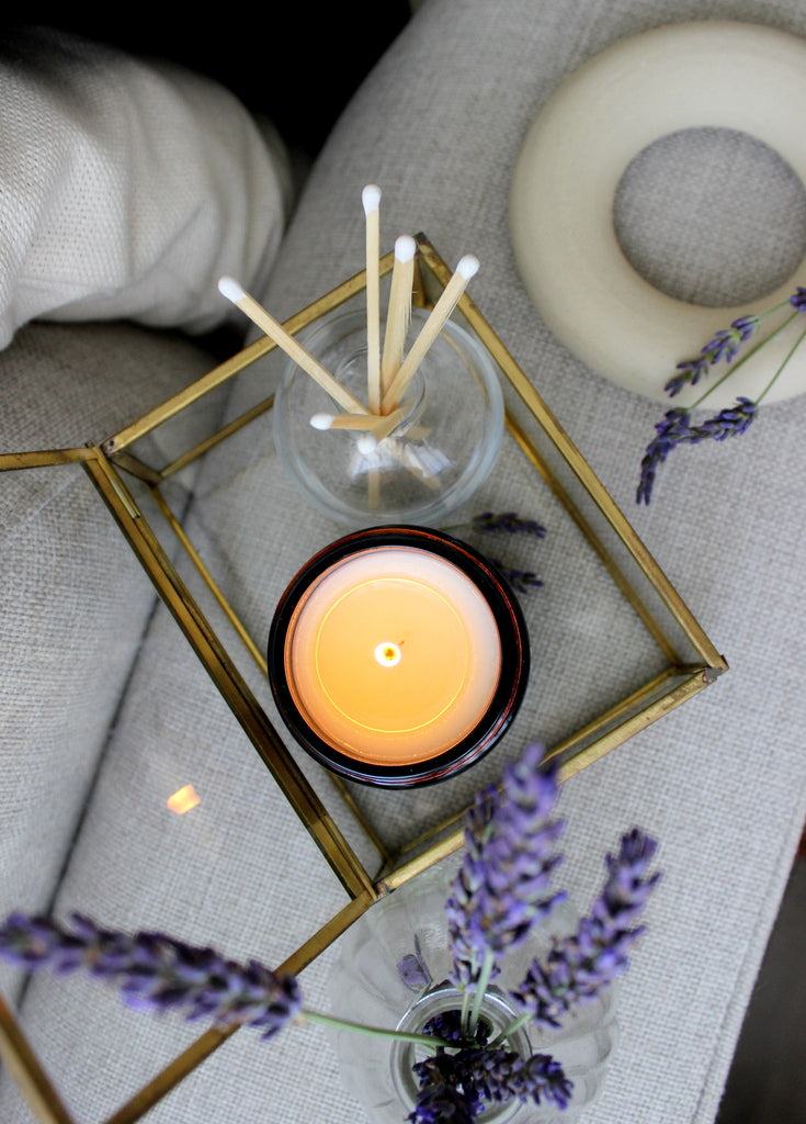 42 Lavender + vanille szójagyertya