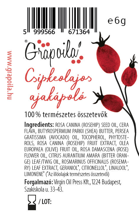 Csipkeolajos ajakápoló