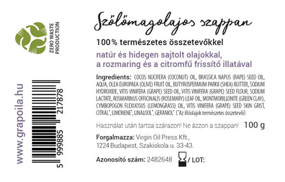 Szőlőmagolajos szappan