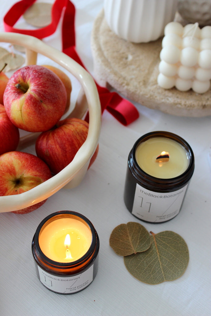 77 Salted caramel + Baked apple szójagyertya