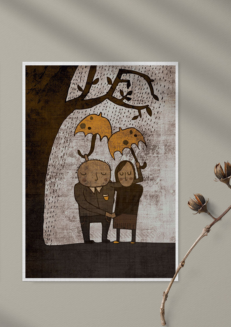 Jó időben, rossz időben/ Always together képeslap
