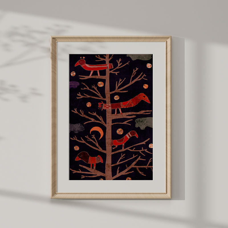 Birds print 