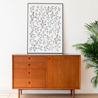 Budapest birds print 