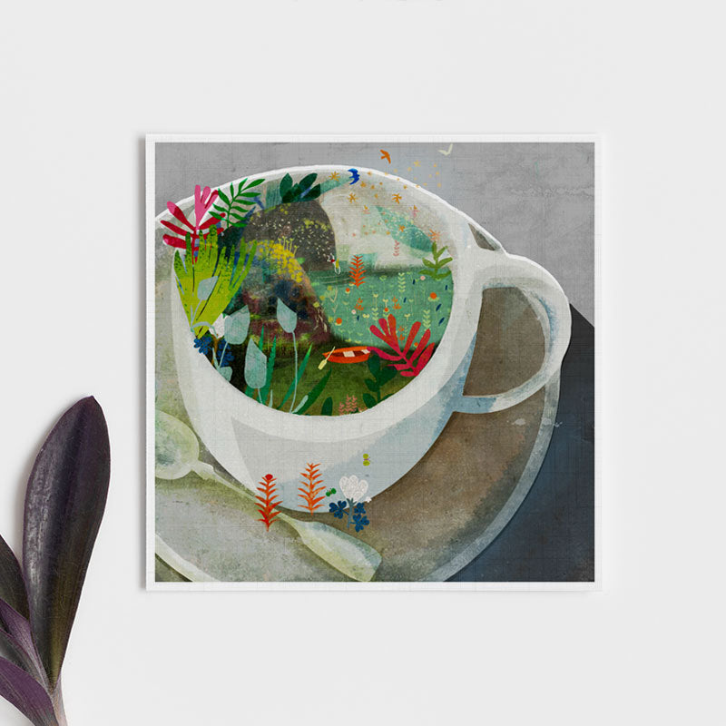 Coffee postcard 