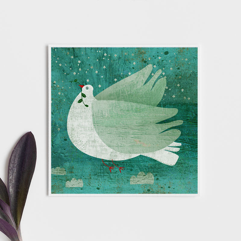 Noah's dove postcard 