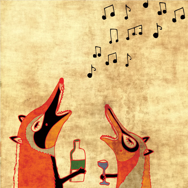 Fox fun print 