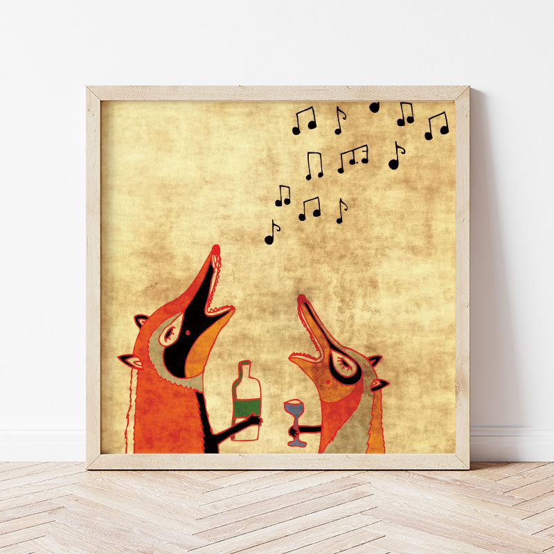 Fox fun print 