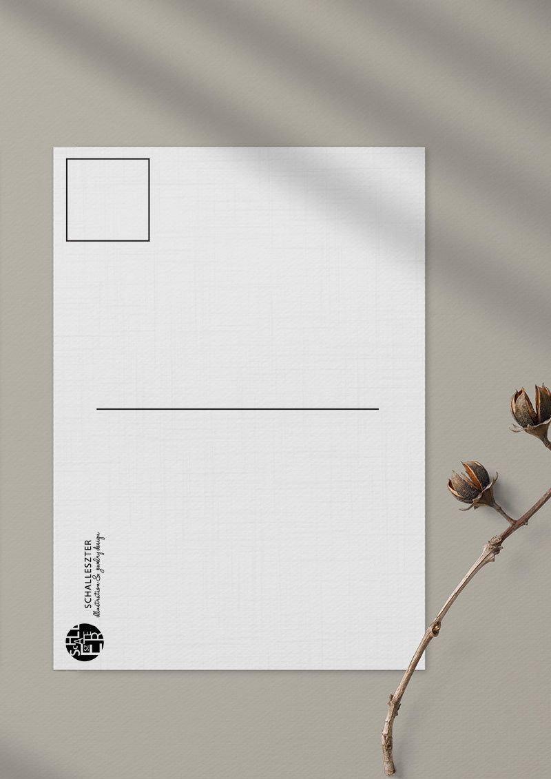 Inner garden postcard 