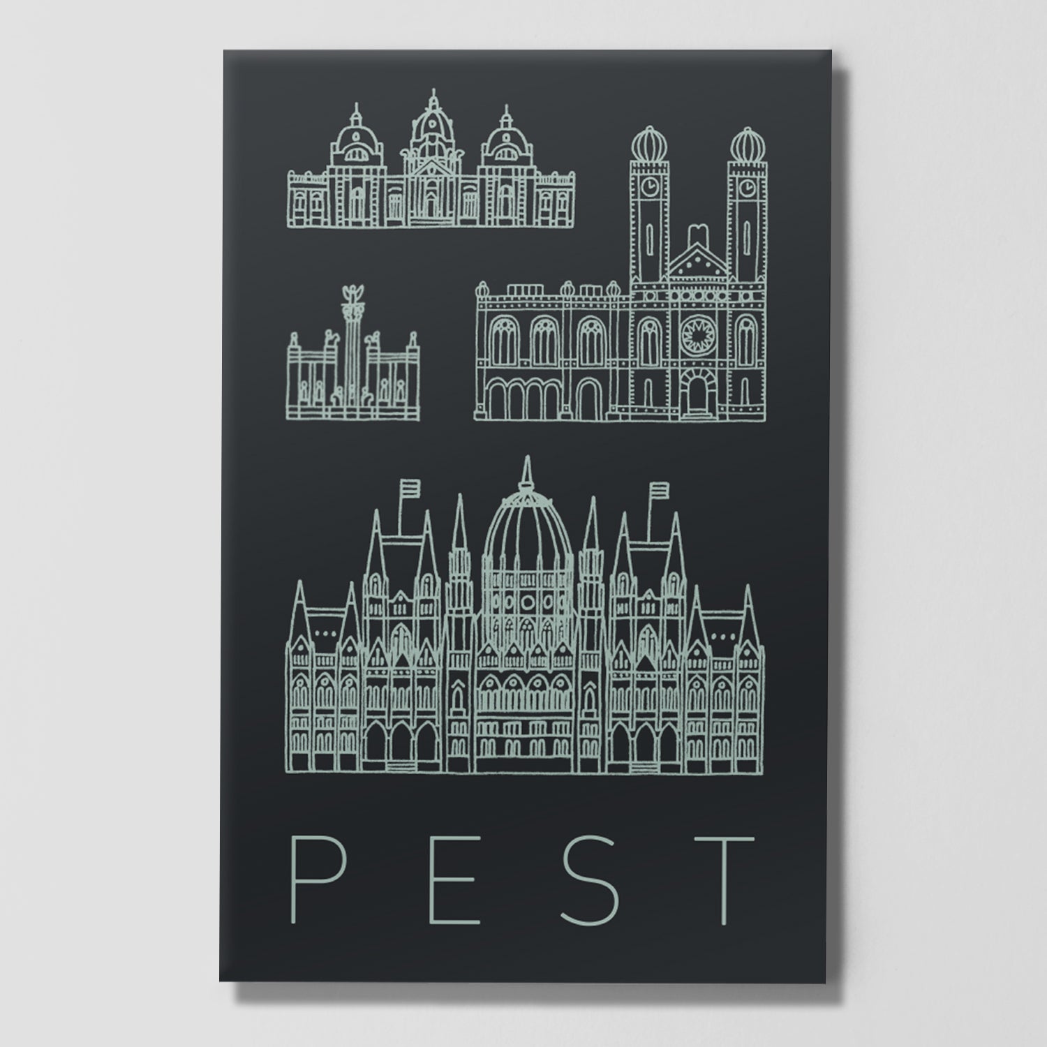 Pest mágnes- fekete