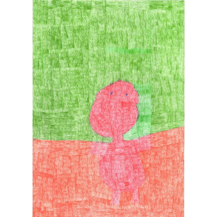 Autistic Art Men in Red zokni