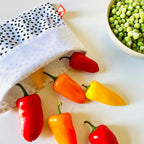 Hand-embroidered toiletry bag
