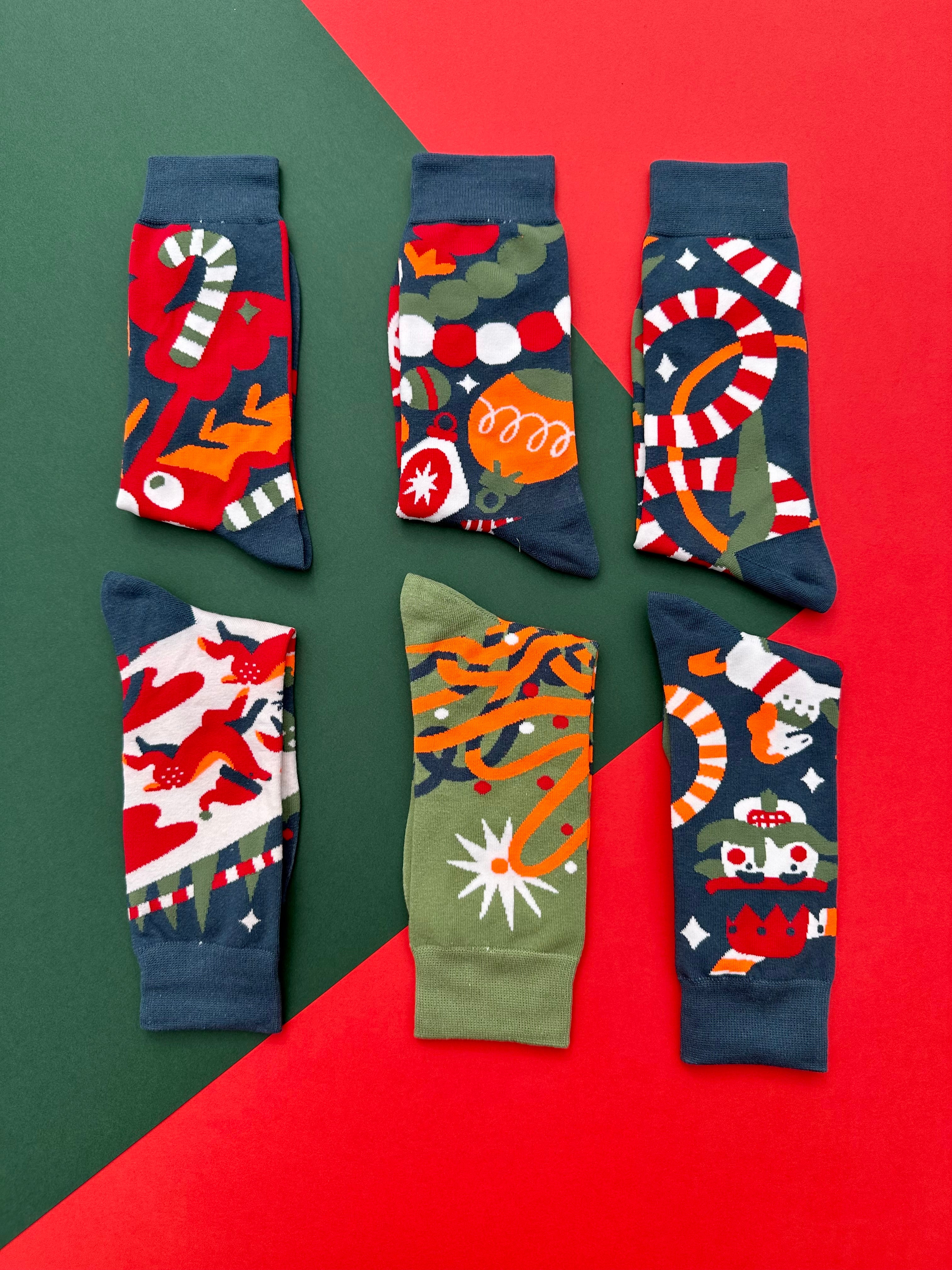 Christmas sock box