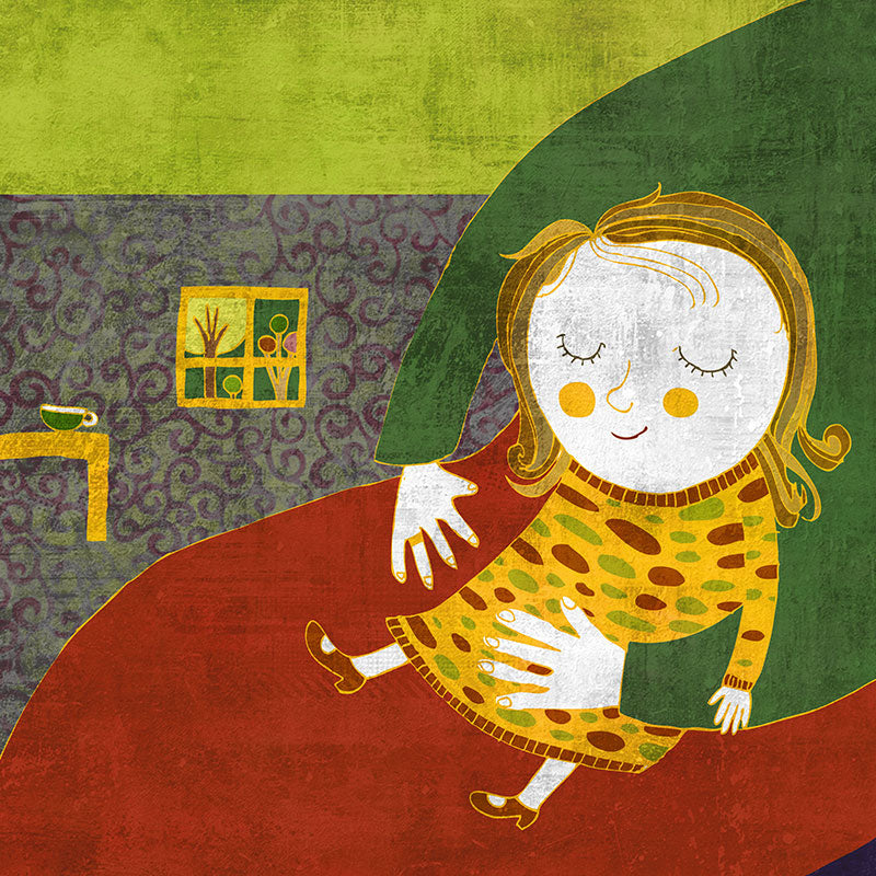 Lencsi / Little girl print 