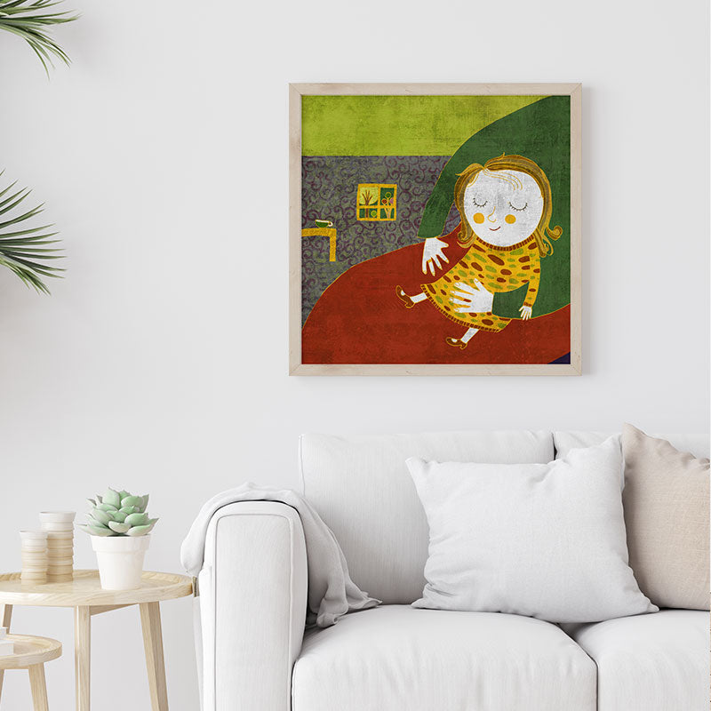 Lencsi / Little girl print 