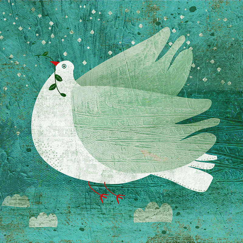 Noah's dove print 