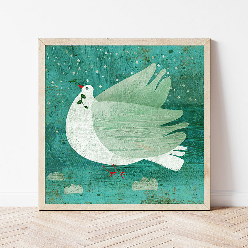 Noah's dove print 