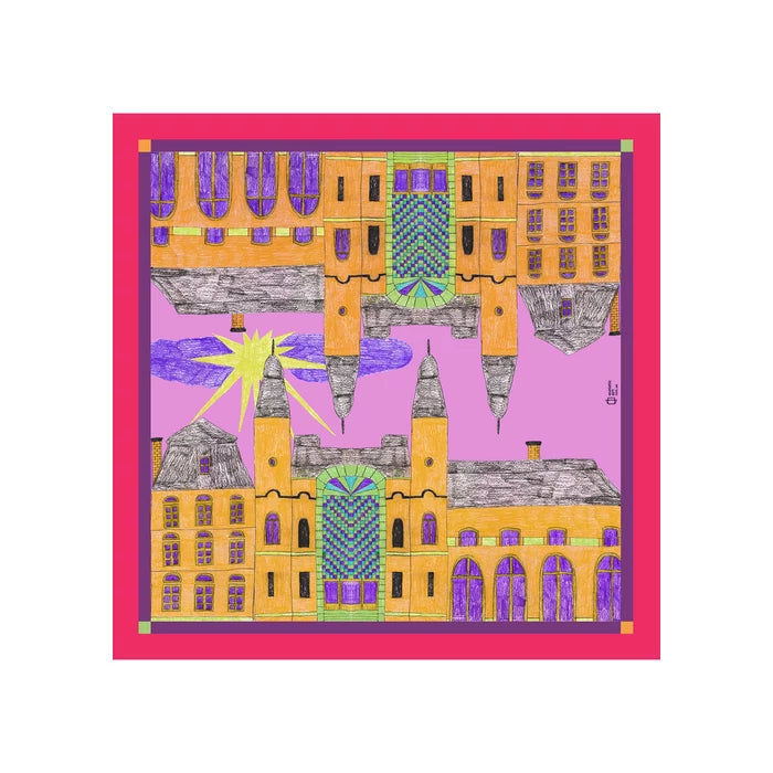 Orange city 100% hernyóselyem kendő