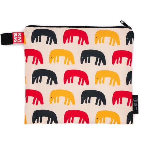 Autistic Art Zipper Bag - Happy Animals