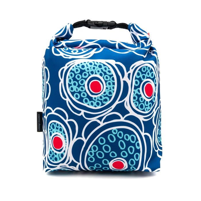 Autistic Art Lunch Bag - Blue Flowers