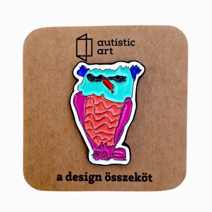 Autistic Art / Purple Owl