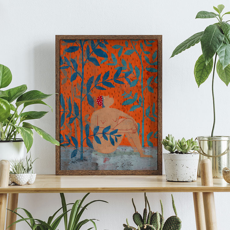 Rainy days print 