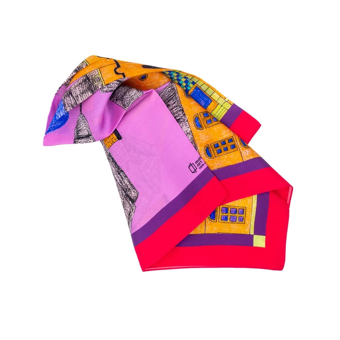 Orange city 100% hernyóselyem kendő