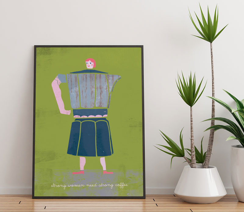 Strong women print 