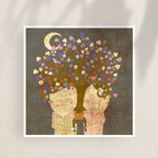 Tree of love postcard 