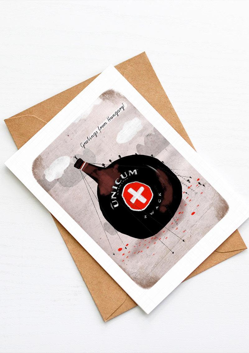 Unicum greetings postcard 