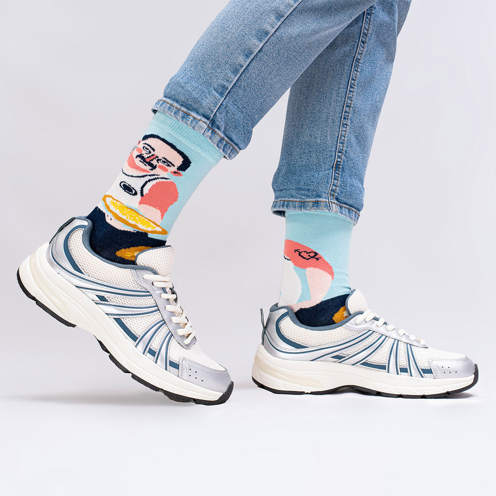 The flamingo is ready! socks