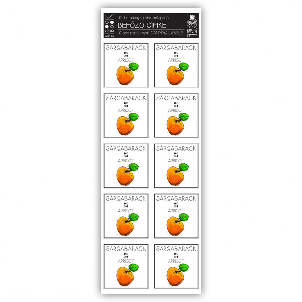 Washable canning labels - various