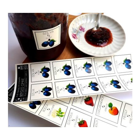 Washable canning labels - various
