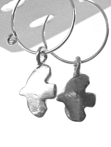 Horoscope concrete earrings - Aquarius