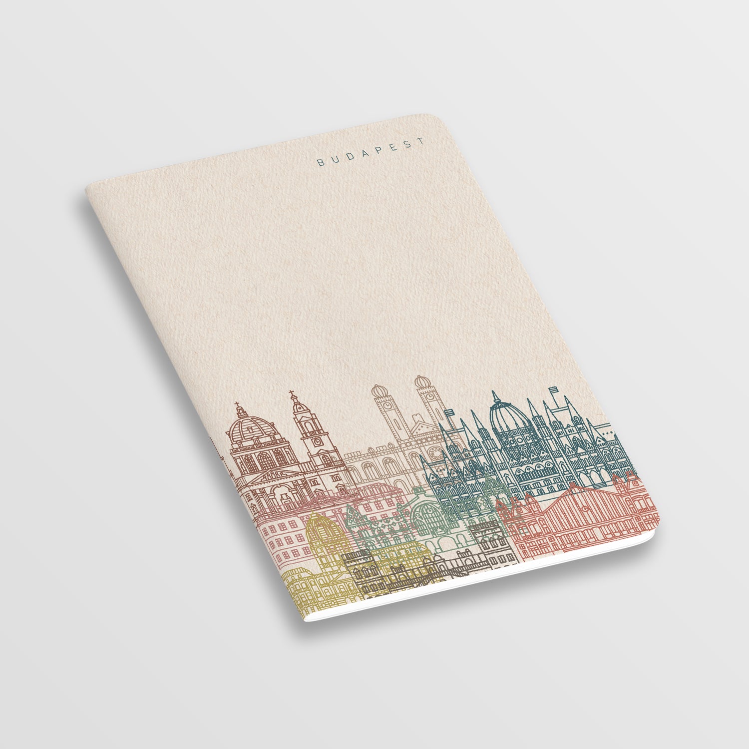 Kaotikus Budapest füzet A6 - fehér