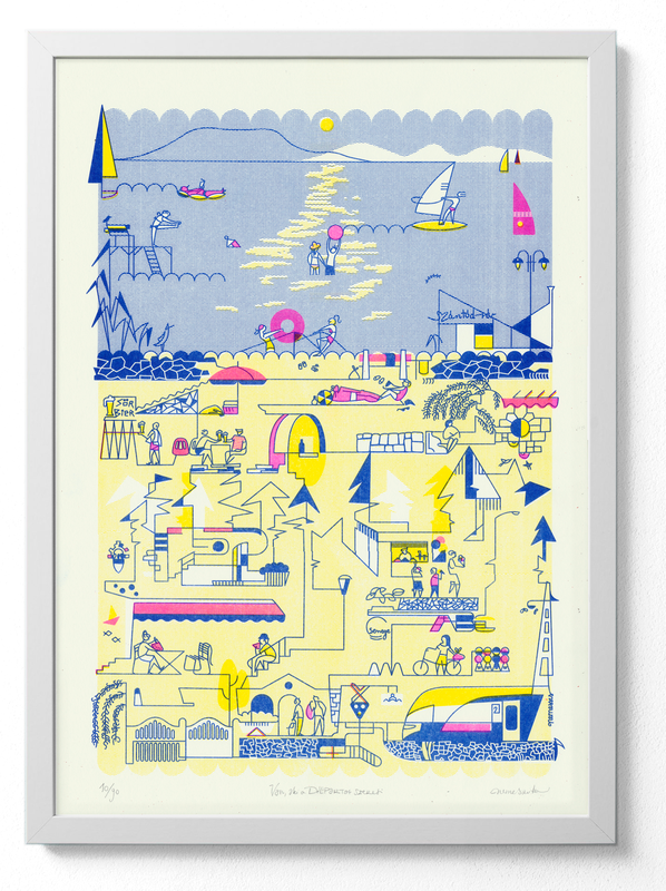 Van aki a déli partot szereti riso nyomat A3