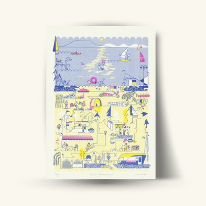 Van aki a déli partot szereti riso nyomat A3