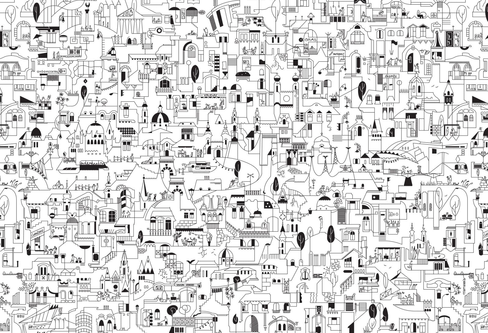 That's all about the city digital print A3 